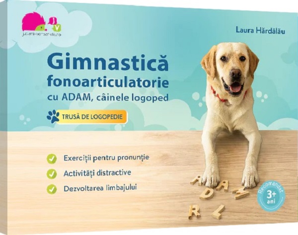 Cartea Gimnastică fonoarticulatorie cu Adam, câinele logoped  de Laura Hardalau