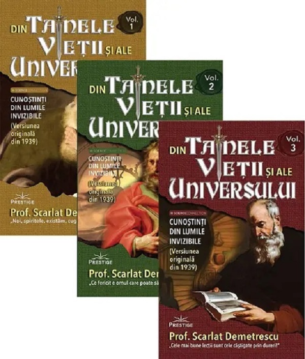 Cartea Pachet 3 volume. Din tainele vieții și ale Universului  de Scarlat Demetrescu
