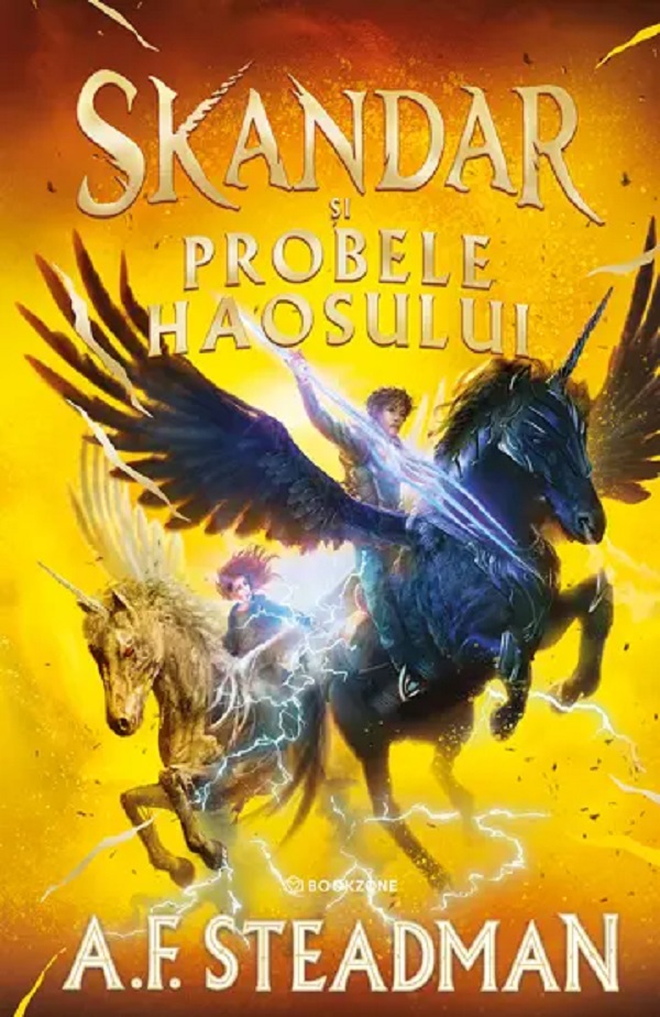 Skandar și Probele Haosului, A.F. Steadman – copertă