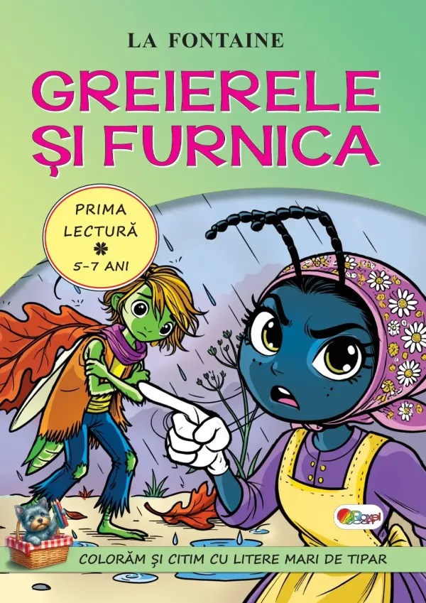 Cartea Greierele și furnica. Prima lectură 5-7 ani 