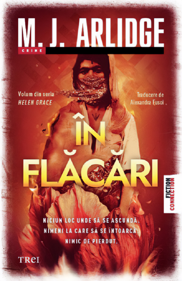 În flăcări, M.J. Arlidge – copertă