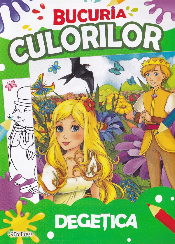Bucuria culorilor. Degețica,  – copertă