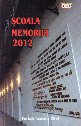 Scoala Memoriei 2012, - – copertă