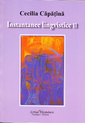 Instantanee lingvistice II, Cecilia Capatana – copertă