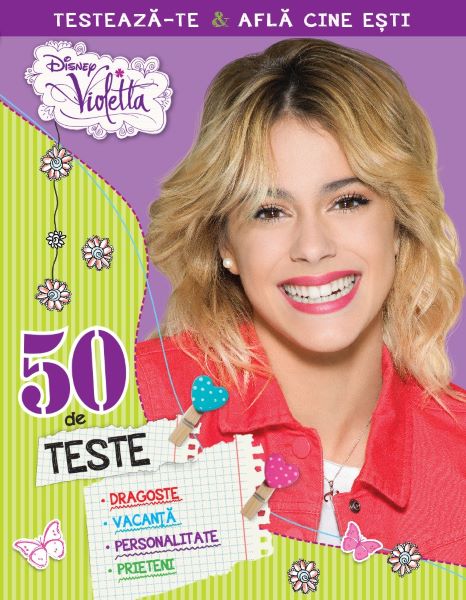 Disney Violetta  50 de teste, - – copertă