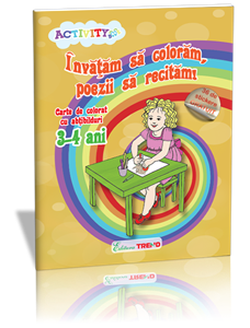 Cartea Invatam sa coloram, Poezii sa recitam 3-4 ani de Ilinca Neacsu