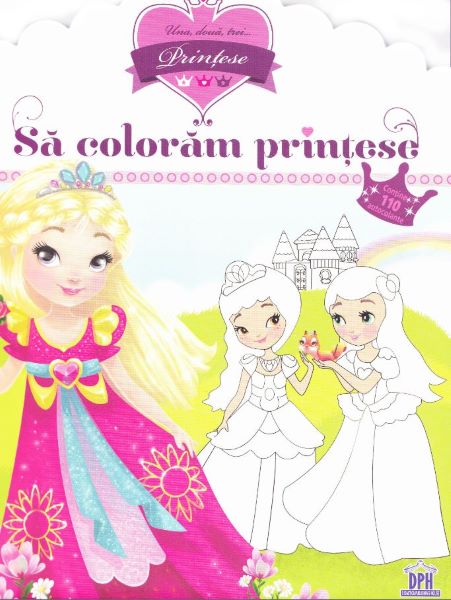 Sa coloram printese, - – copertă