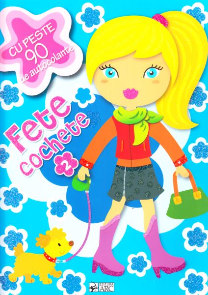 Fete cochete 2. Cu peste 90 de autocolante, - – copertă