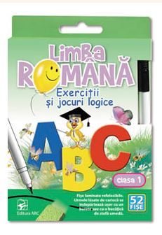 Cartea Limba romana - Clasa 1 - Exercitii si jocuri logice. 52 Fise de Valentina Lungu, Marina Olevschi