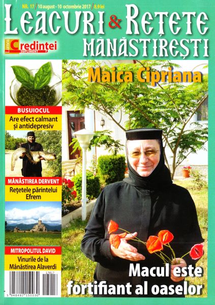 Cartea Leacuri si retete manastiresti. Nr. 17. 10 August - 10 Octombrie 2017 de - – Editura LUMEA CREDINTEI