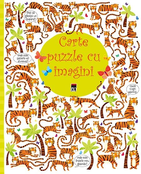 Carte puzzle cu imagini, - – copertă