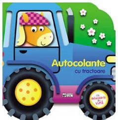 Cartea Autocolante cu tractoare