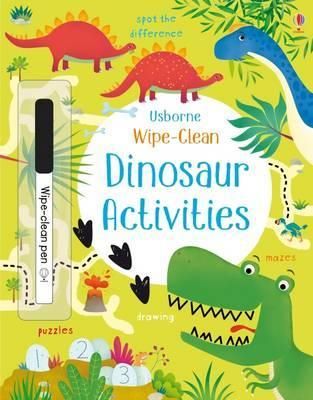 Cartea wipe-clean dinosaur activities de Kirsteen Robson – Editura USBORNE PUBLISHING