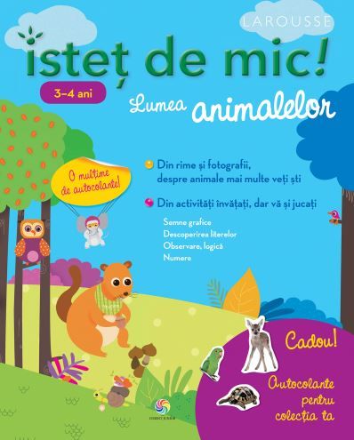 Cartea Istet de mic! Lumea animalelor 3-4 ani