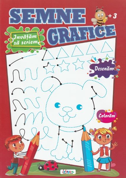 Invatam sa scriem semne grafice, * * * – copertă