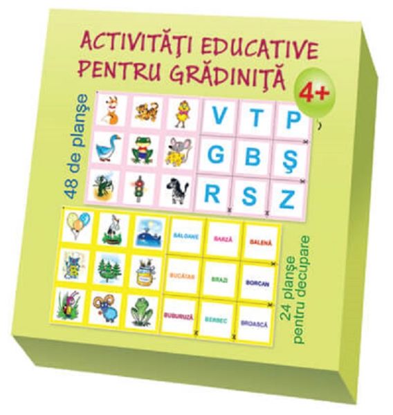 Cartea Activitati educative pentru gradinita. Set 48 de planse de Ala Bujor