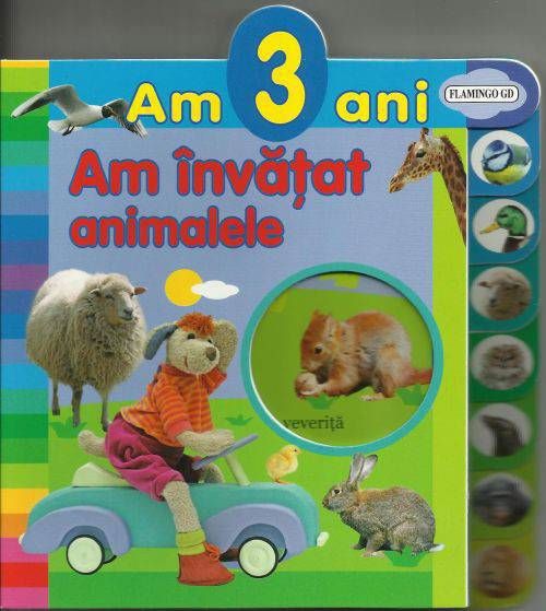 Am 3 ani: Am invatat animalele, - – copertă