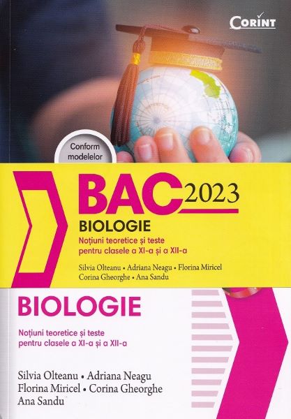 Cartea Bacalaureat 2019. Biologie - Clasele 11 si 12 - Silvia Olteanu, Adriana Neagu de Silvia Olteanu, Adriana Neagu, Florina Miricel, Corina Gheorghe, Ana Sandu