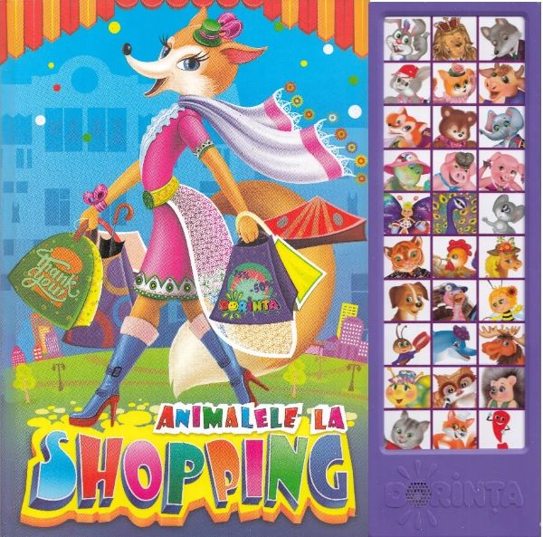 Cartea Animalele la shopping (carte cu sunete) - Inesa Tautu, Tatiana Varvariuc