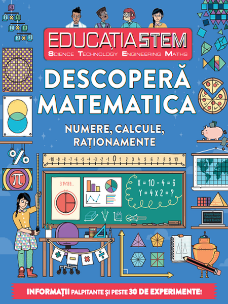 Descopera matematica. Numere, calcule, rationamente, Colin Stuart – copertă