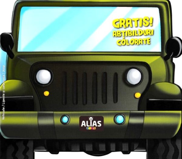 Jeep. Abtibilduri colorate, - – copertă