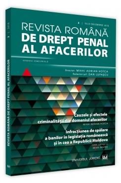 Cartea Revista romana de drept penal al afacerilor nr.2 iulie-decembrie 2018 - Mihai Adrian Hotca, Dan Lupascu