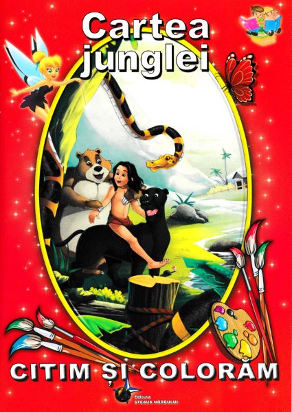 Cartea Cartea junglei - Citim si coloram