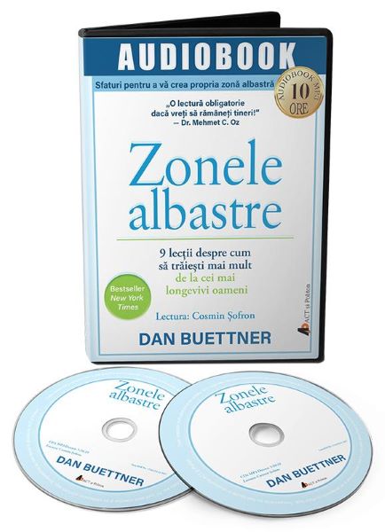 Cartea Audiobook. Zonele albastre - Dan Buettner