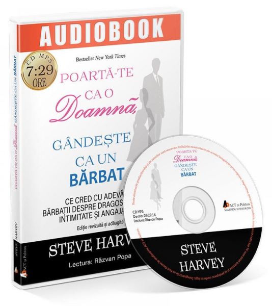 Cartea CD Poarta-te ca o doamna, gandeste ca un barbat de Steve Harvey