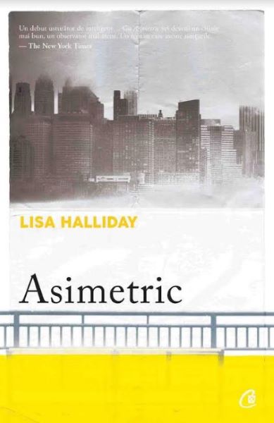 Asimetric, Lisa Halliday – copertă
