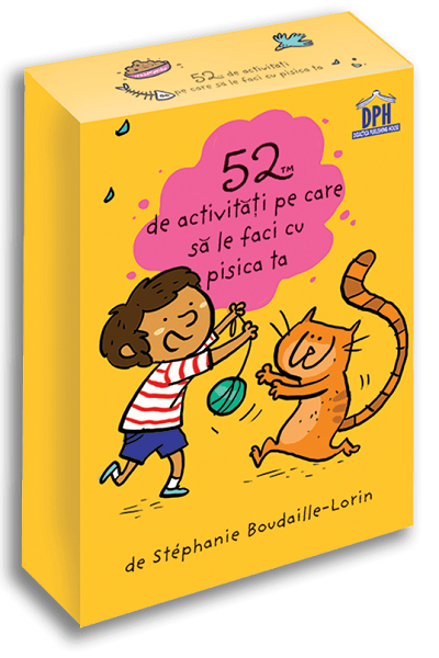 Cartea 52 de activitati pe care sa le faci cu pisica ta de Stephanie Boudaille-Lorin