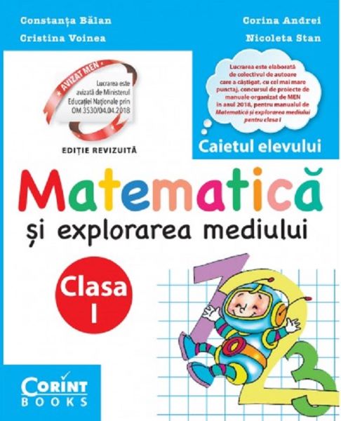 Cartea Matematica si explorarea mediului - Clasa 1 - Caiet - Constanta Balan