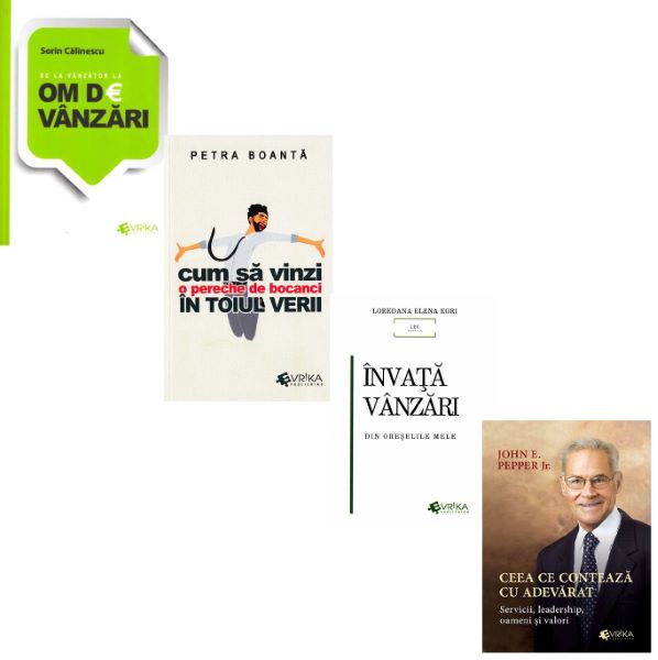 Cartea Pachet 4 carti: Sfaturi si experiente de vanzari de * * * – Editura EVRIKA