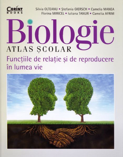 Cartea Biologie. Atlas scolar. Functiile de relatie si de reproducere in lumea vie - Silvia Olteanu