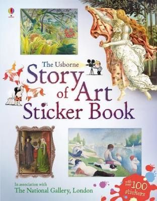 Cartea Story of Art Sticker Book - Sarah Courtauld