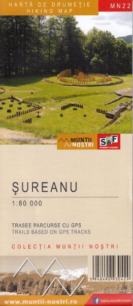 Cartea Muntii Sureanu. Harta de drumetie - Muntii nostri de * * * – Editura SCHUBERT & FRANZKE
