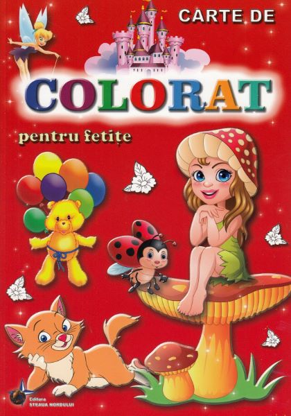 Carte de colorat pentru fetite