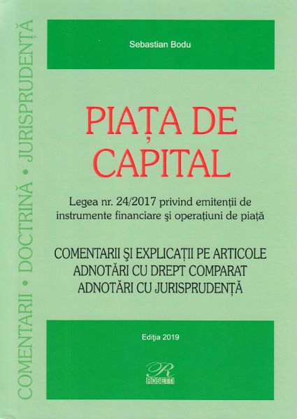Cartea Piata de capital - Sebastian Bodu