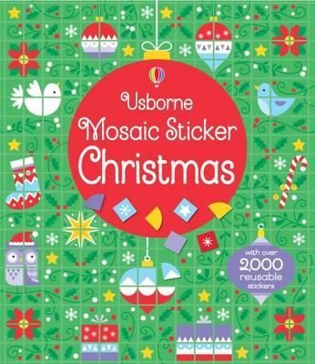 Cartea Mosaic Sticker Christmas - Kirsteen Robson