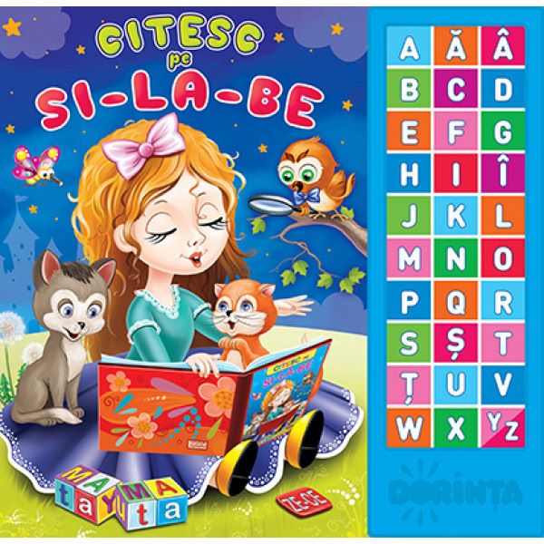 Citesc pe silabe. Carte cu sunete – Inesa Tautu