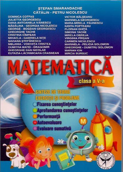 Cartea Matematica Cls 5 - Sinteze De Teorie. Exercitii Si Probleme de Stefan Smarandache
