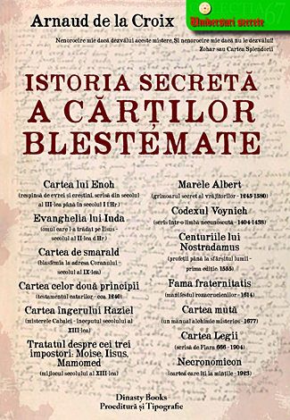 Cartea Istoria secreta a cartilor blestemate de Arnaud de la Croix