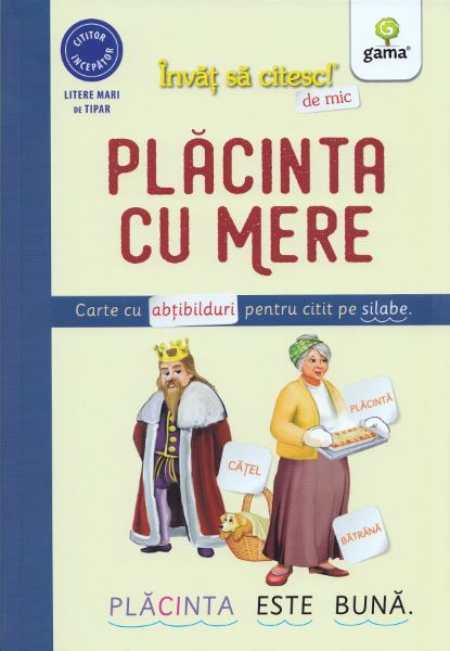 Placinta cu mere. Invat sa citesc de mic