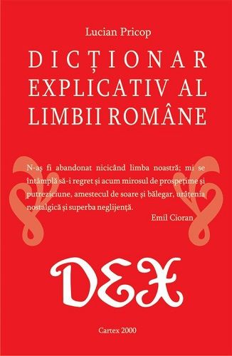 Cartea Dictionar explicativ al limbii romane de Lucian Pricop