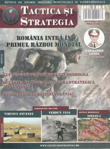 Cartea Tactica si strategia Nr. 4 -  Septembrie 2017 de - – Editura MARIST