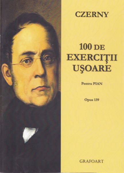 Cartea 100 de exercitii usoare pentru pian - Czerny
