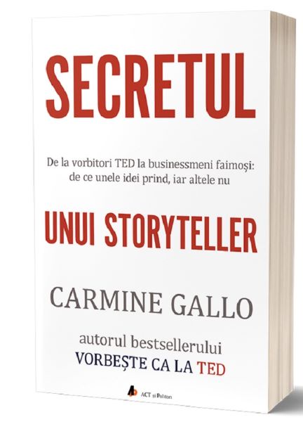 Cartea Secretul unui storyteller - Carmine Gallo