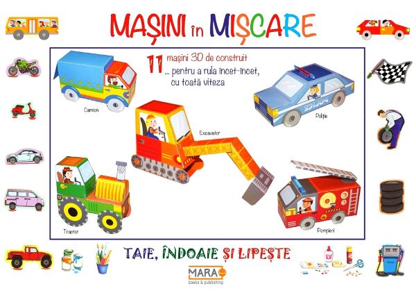 Cartea Masini in Miscare de Irene Mazza – Editura MARA
