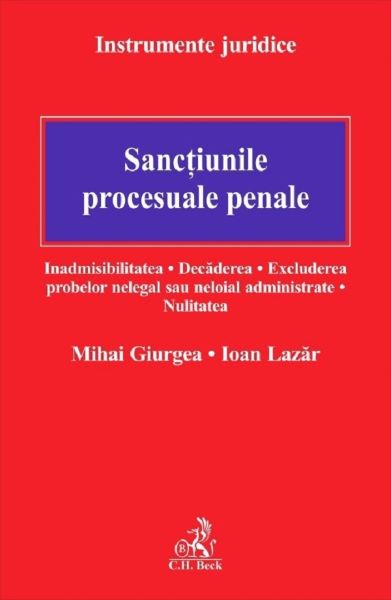 Cartea Sanctiunile procesuale penale de Mihai Giurgea, Ioan Lazar