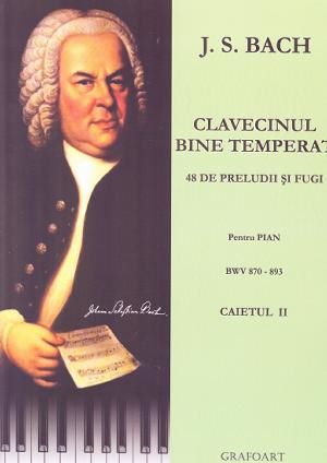 Cartea Clavecinul bine temperat pentru pian caietul 2 - J.S. Bach de Johann Sebastian Bach